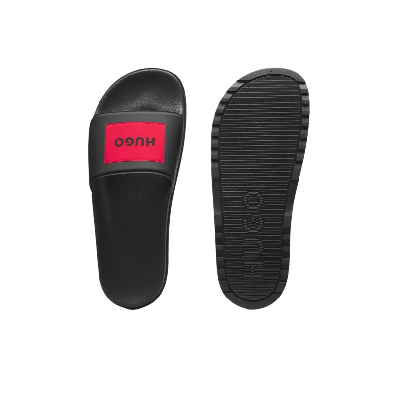 HUGO BOSS Slide Slippers Men's Black-4