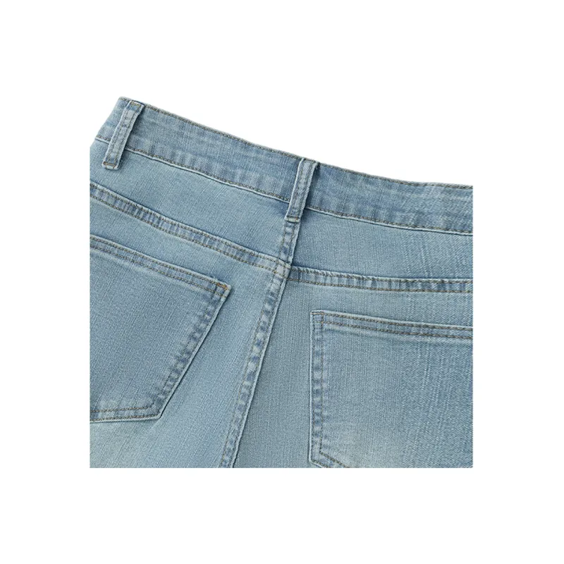 LUYOUYE Jeans Women's Light Blue-4