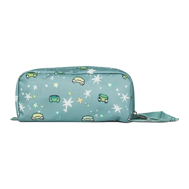 JanSport Recycled Polyester Clutch Women's Green Frog-2