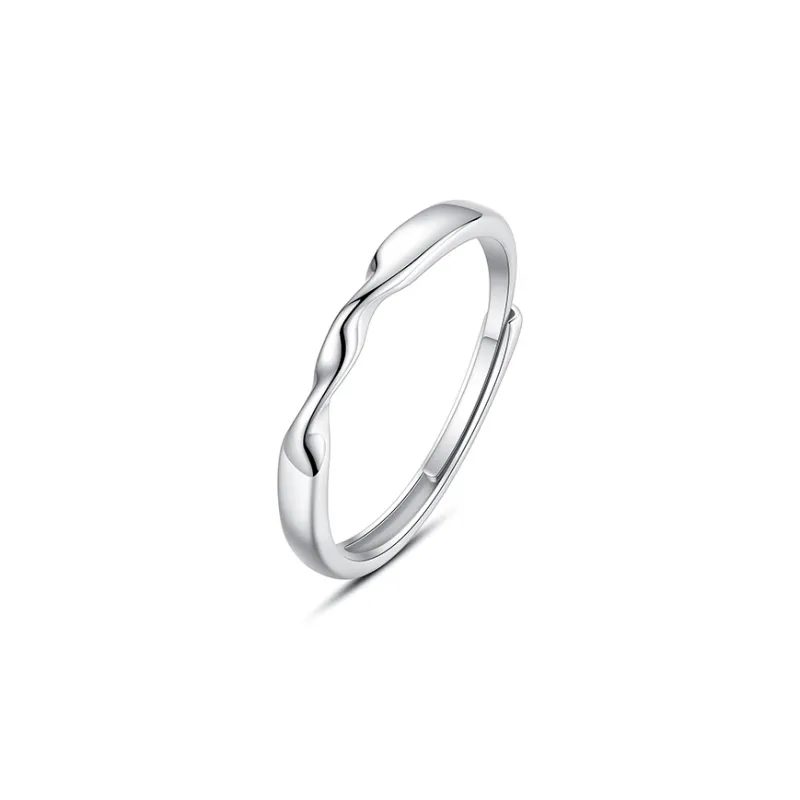 WINGSTOP Zircon Rings Unisex Silver-0