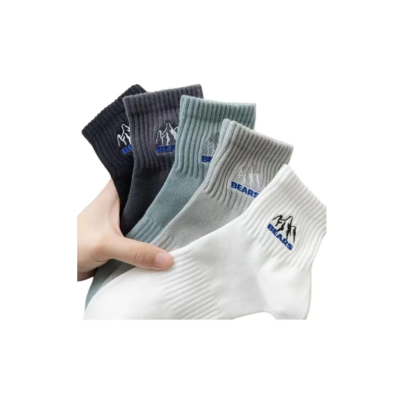Gentle Welcome Mid Calf Socks Men's 5 Pack-1