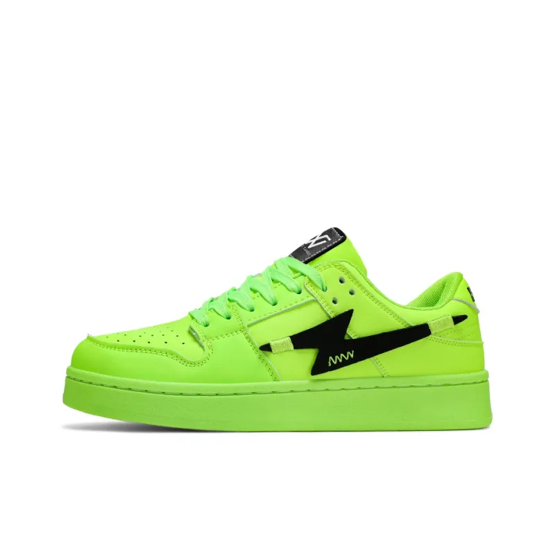 White Sands Slip Resistant, Abrasion Resistant, Breathable, Lightweight Low Top Skateboard Shoes Unisex-37
