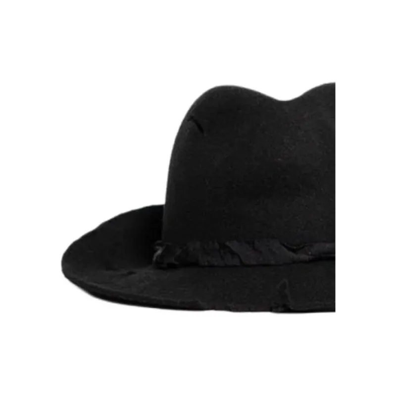 Yohji Yamamoto Wool Hats & Caps Men's Black-2