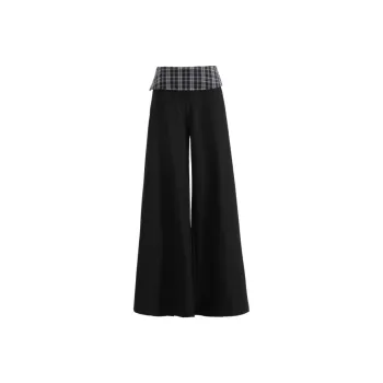 Hao Zhilang Casual Pants Women's Black