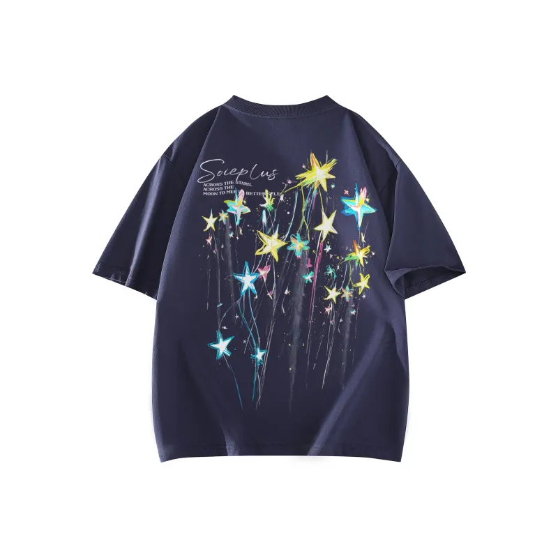SOIE T Shirts Unisex Navy Blue-0