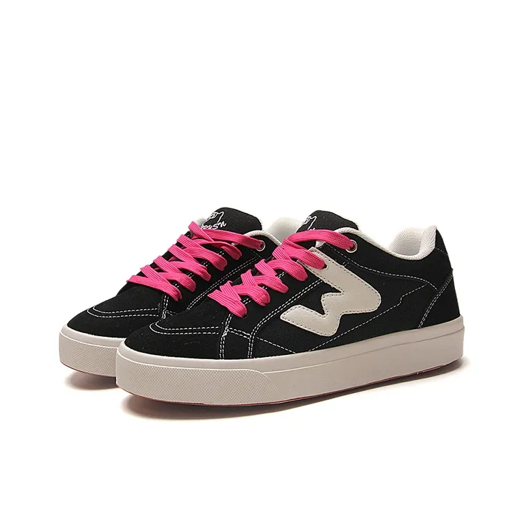 STUR YSN Wear resistant And Lightweight Skateboard Shoes Women's Black-1