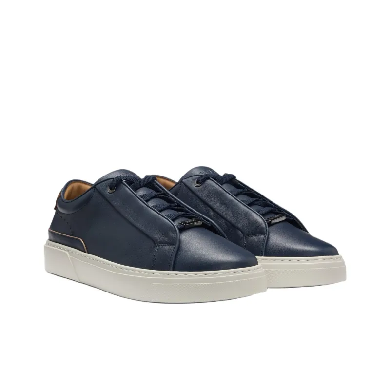 HUGO BOSS Gary Low Top Skateboard Shoes Men's Blue-2