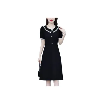 Flowers In Water Short Sleeved Dress Women's