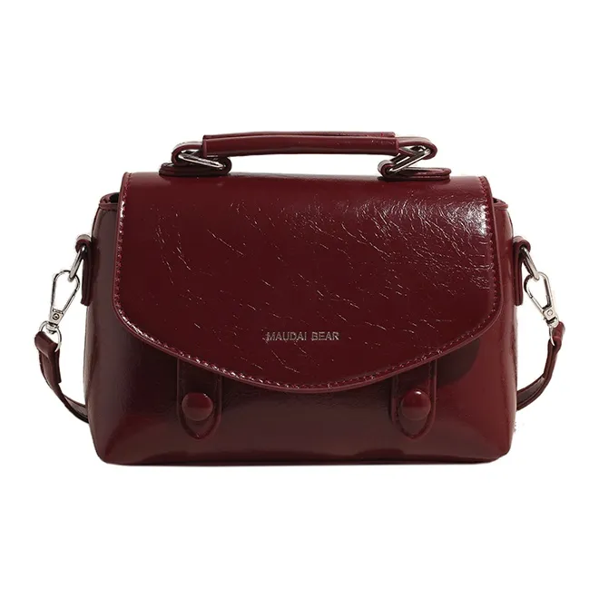 TOUTSEUL YOLO PU One Shoulder Handbag Women's Ecru/Black/Red/Brown-13
