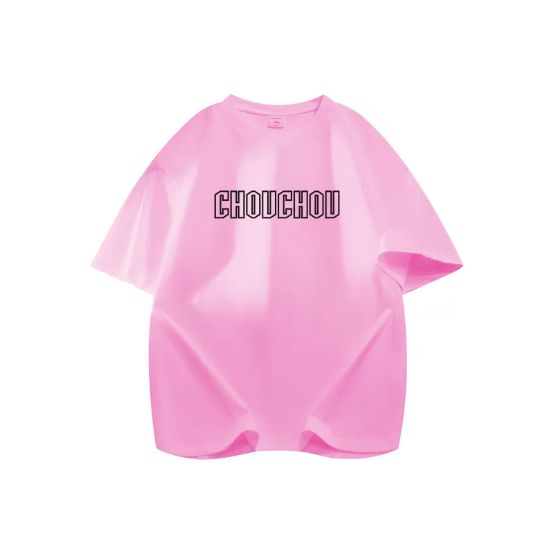 CHOUCHOUS Drop Shoulder Sleeve T Shirt Women's-1