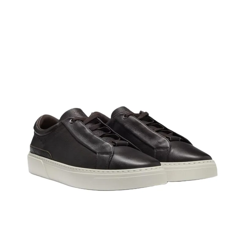 HUGO BOSS Gary Low Top Skateboard Shoes Men's Dark Brown-2