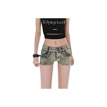Honey Denim Shorts Women's Nostalgic Blue
