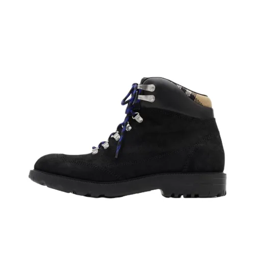 Burberry Moor Short Outdoor Boots Men's Black