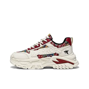 Bookish Star Cushioning, Wear Resistant Low Top Chunky Sneakers Men's