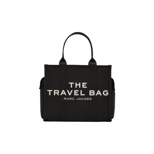 MARC JACOBS Cotton Canvas Tote Bag, Shopping Bag, WR9body Bag, Shoulder Bag Women's Black