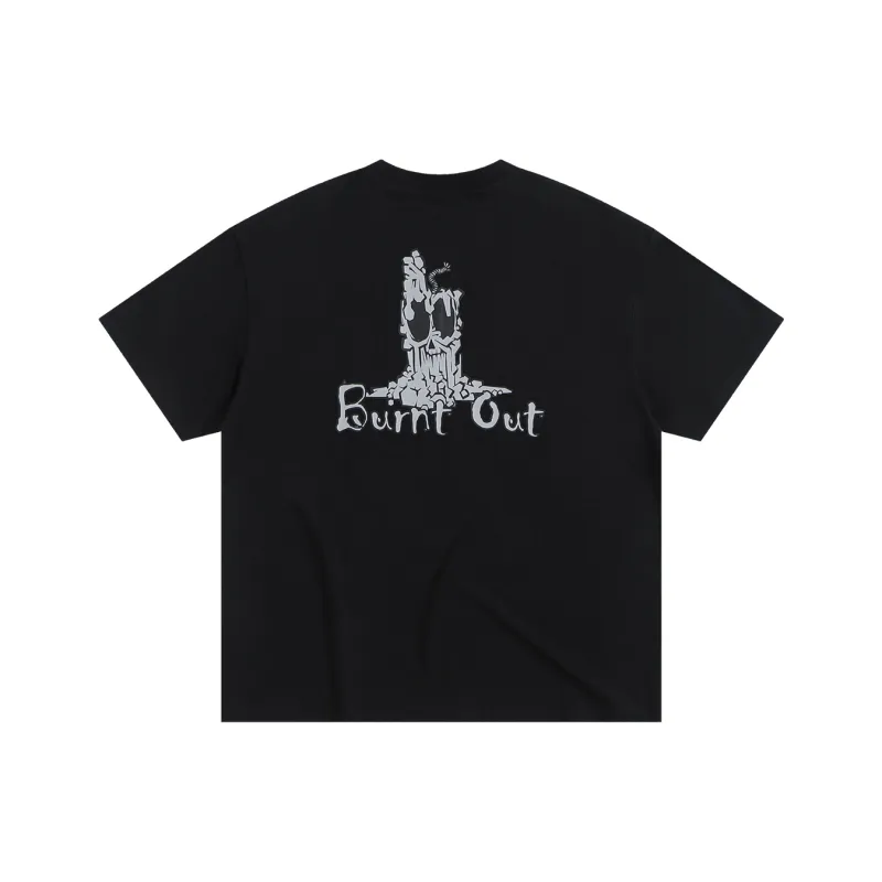 BURNIN T Shirts Unisex Black-1
