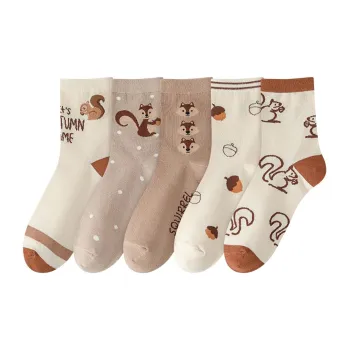 Gentle Welcome Mid Calf Socks Women's 5 Pack