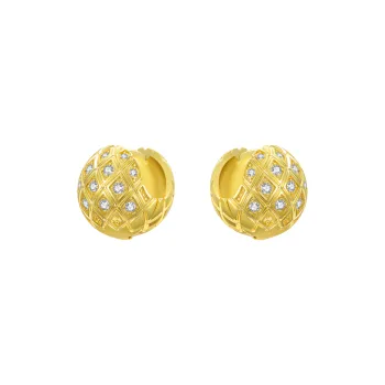 ZEGL S925 Silver Stud Earrings Women's
