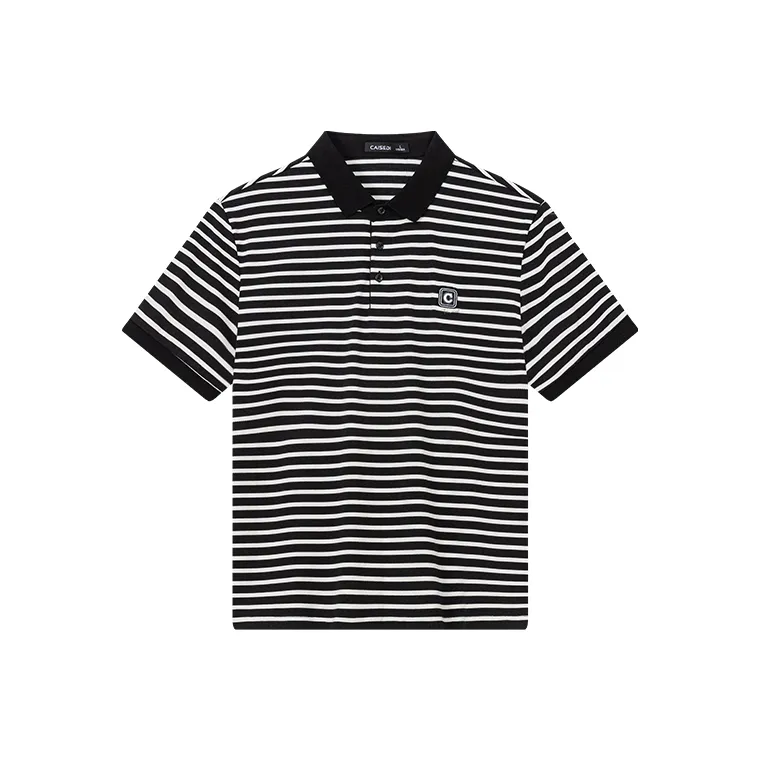 CAISEDI T Shirts Men Black-0