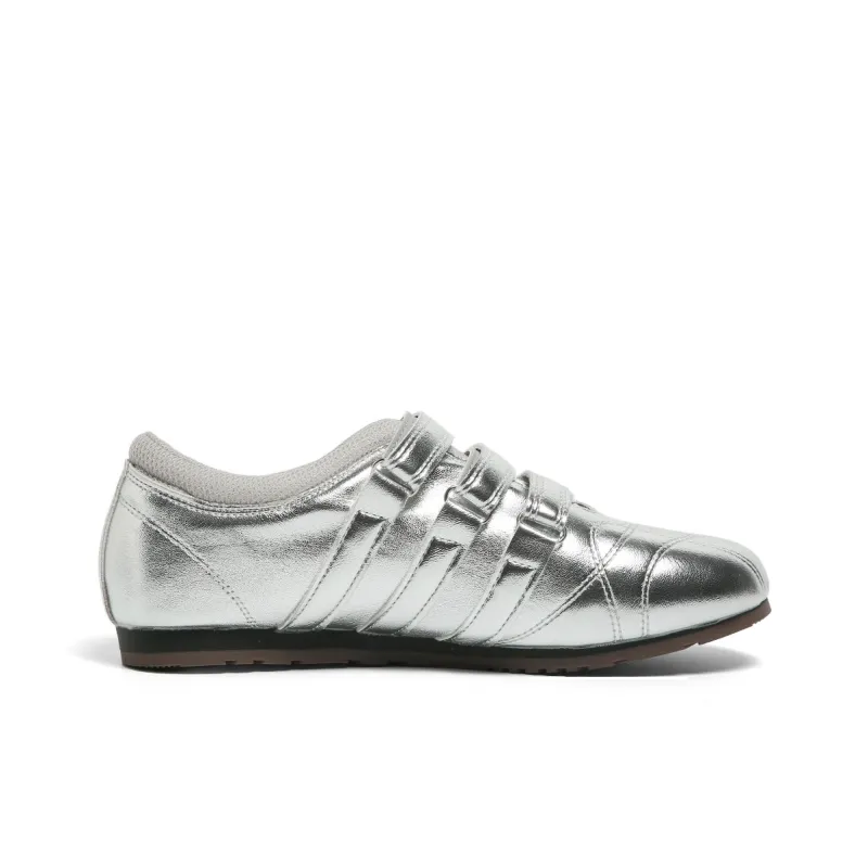 FOREVER 21 Anti Slip Wear Resistant Low Top Casual Shoes Women's Silver-1