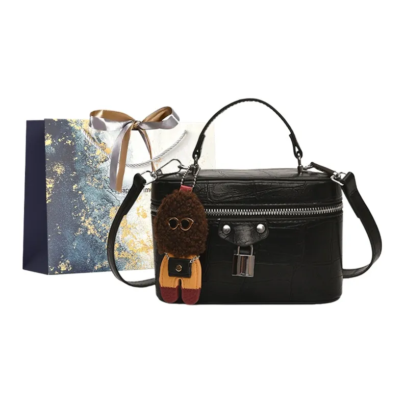 Iman's House PU Handbag Women's Ecru/Yellow/Red/Black-12