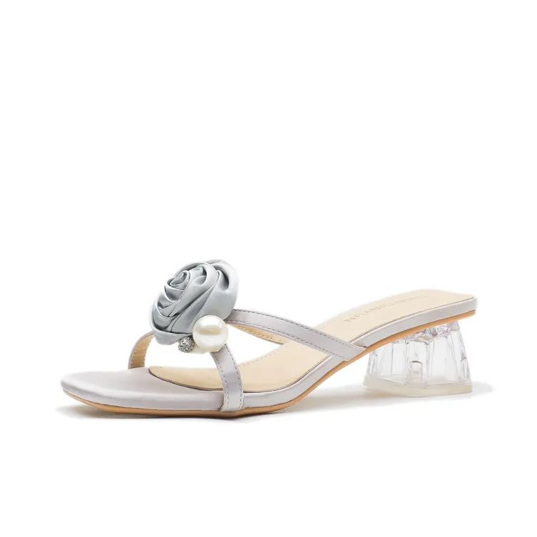 TATAYA Rubber Sole Abrasion Resistant Slide Slippers Women's-4