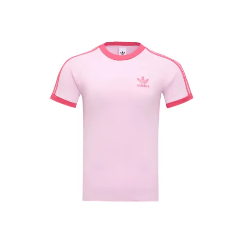 Adidas Originals SS25 CALI T Shirt Men's run Pink/Natural Pink