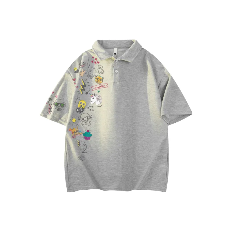 Emoji Polo Shirts Unisex-10