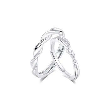 KUMET Sterling Silver Rings Unisex