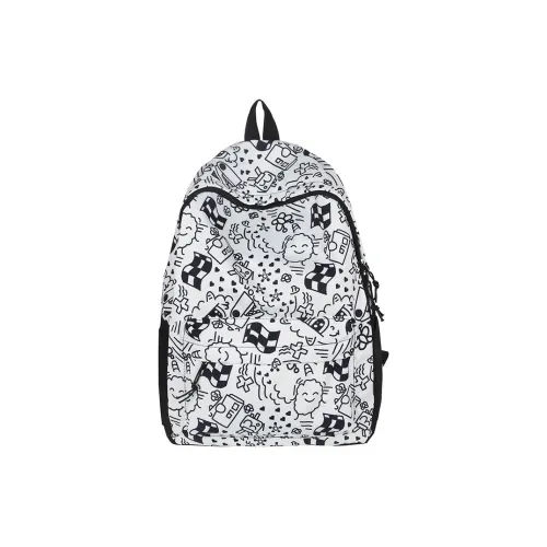 Bywhich Canvas Backpack Women's Black/Red