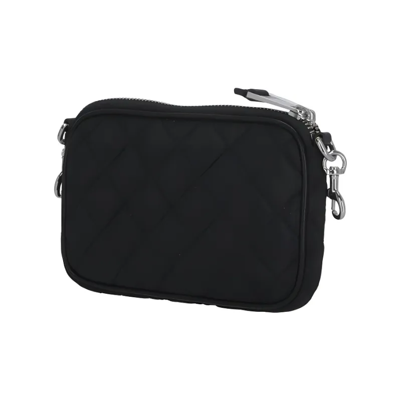 MOSCHINO Nylon Crossbody Bag Shoulder Bag Women's Black-2