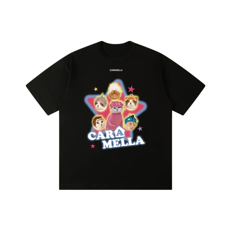 Caramella Drop Shoulder Sleeve T Shirt Women's-2