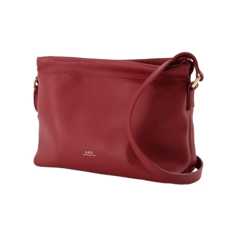 A.P.C Ninon Logo Embossed Mini Shoulder Bag-1