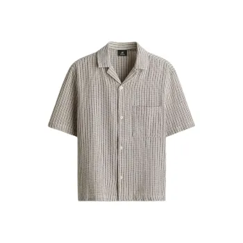 H&M Shirts Men Beige/Brown