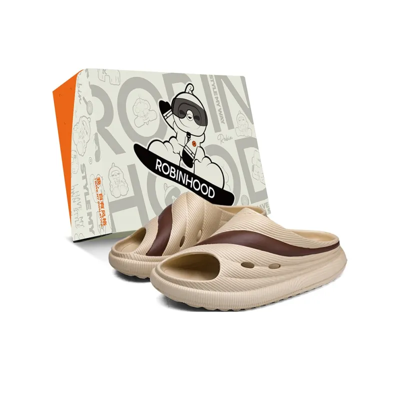 ROBINHOOD Slip Resistant Odor Resistant Abrasion Resistant Antibacterial Slide Slippers Men's Box Included-10