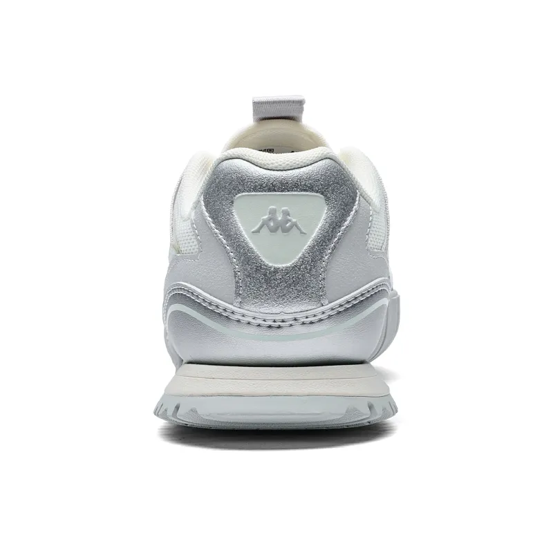 Kappa Non slip Lightweight Low Top Running Shoes Women's Gray Silver-4