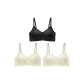3 Pack (Black+2 Champagne White)