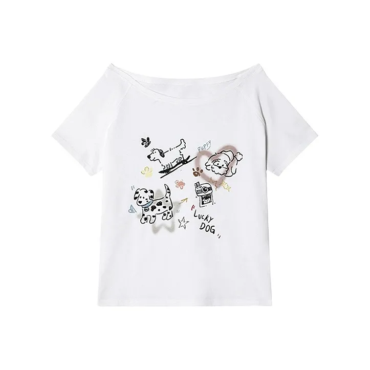 KYKW T Shirts Women's White-0