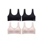 4 Pack (Mysterious Black+2 New Elegant Pink)