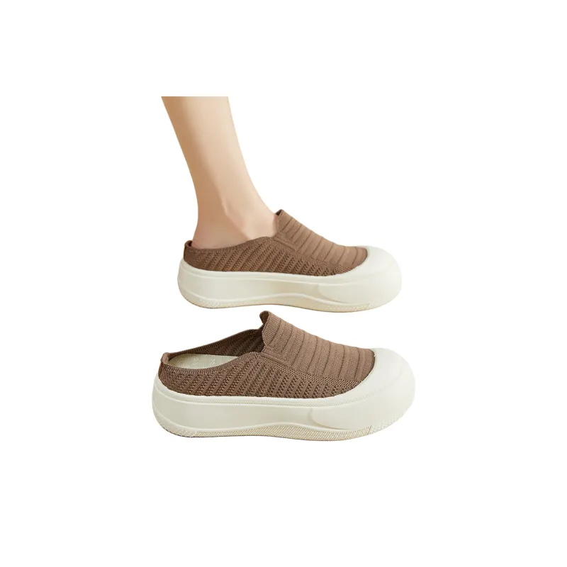 AMICNIEGD Slip Resistant Lightweight Height Increasing Low Top Casual Shoes Women's-5
