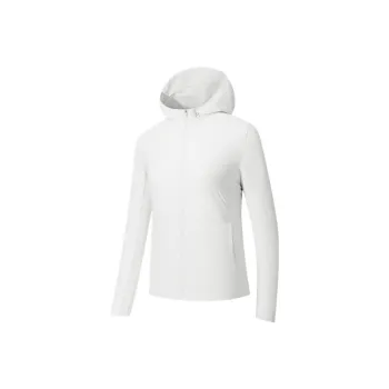 Anta Champion All Weather Series Jackets & Coats Women's Papyrus White