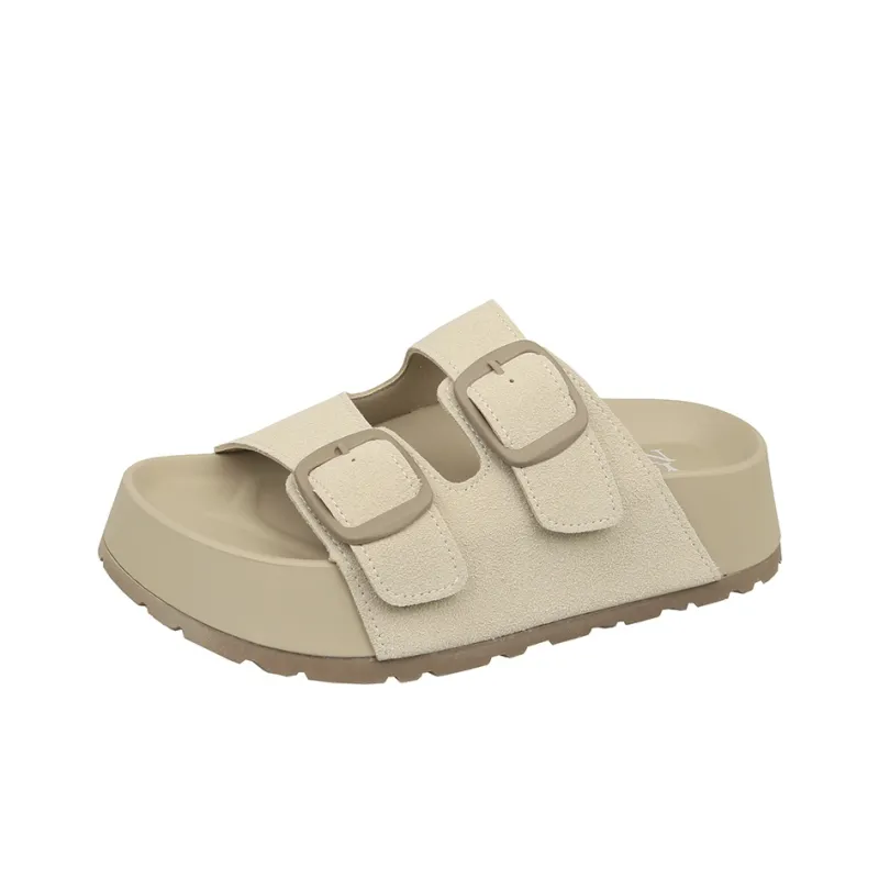 Dawei's House Rubber Sole Slip Resistant, Odor Resistant, Antibacterial Slide Slippers Women's-6