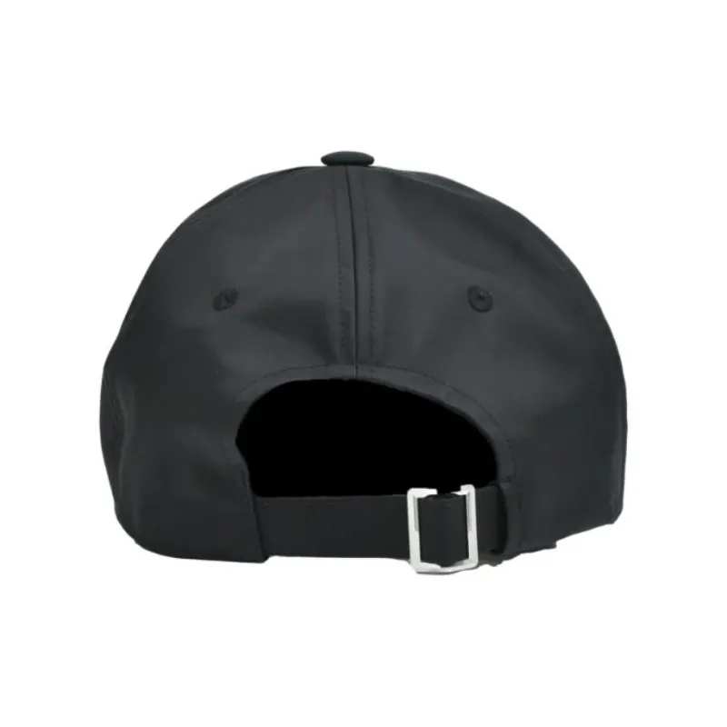 RICK OWENS/RO Recycled Nylon Baseball Caps Unisex Black-1