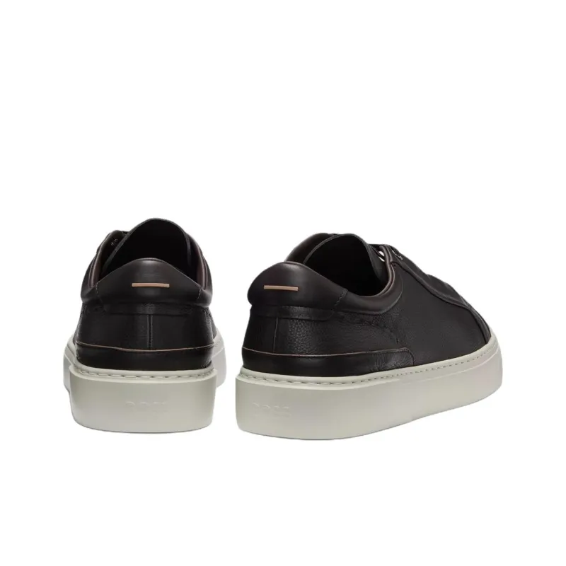 HUGO BOSS Gary Low Top Skateboard Shoes Men's Dark Brown-3