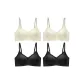 4 Pack (2 Champagne White+2 Black)