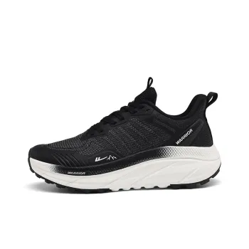 WARRIOR Running Shoes Men Low-Top Black