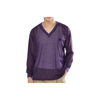 Needles T Shirts Men Purple