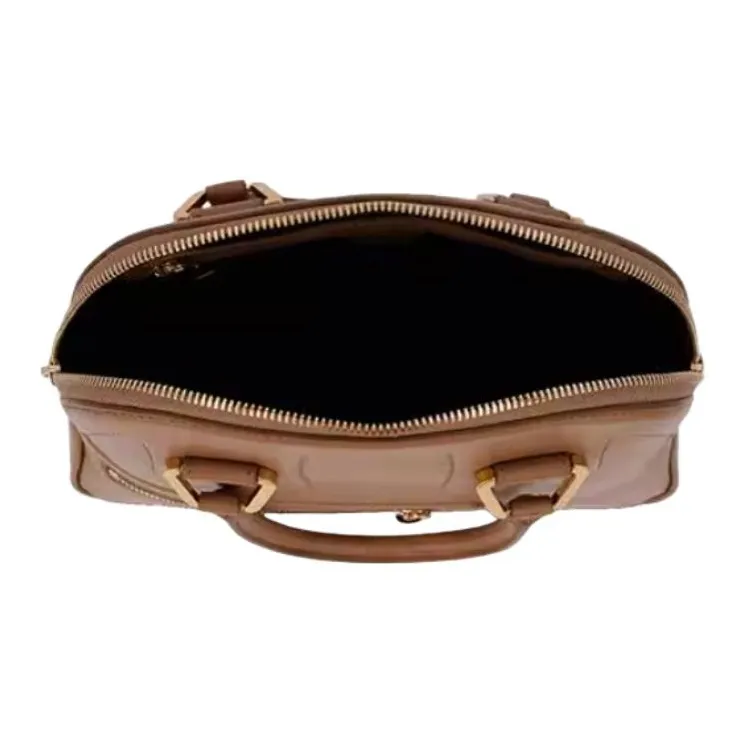 LANCEL Cow Leather Dome Bag, Shoulder Bag, Crossbody Bag, Handbag Mini Women's Granite Stone Color-3