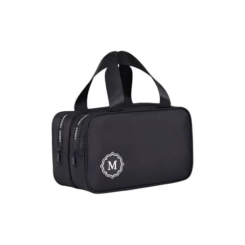 QEEDNS Wet/Dry Separation Double Layer Premium Waterproof Portable Large Capacity Makeup Bags