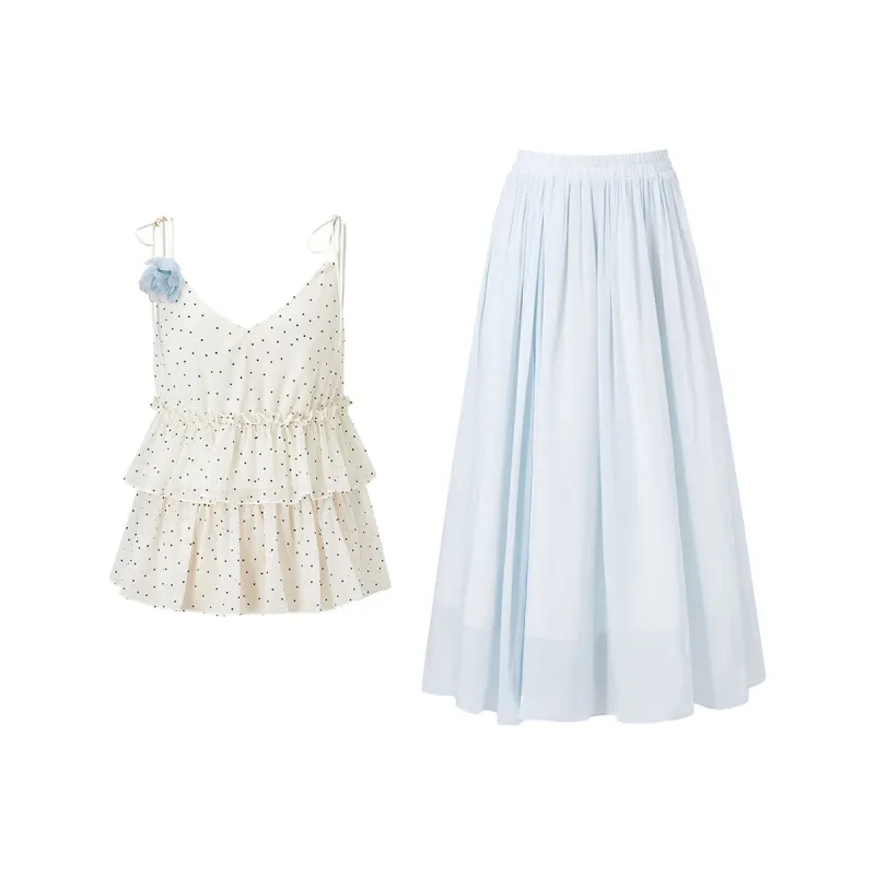 ZCDECO Two Piece Skirt Sets Women's-0